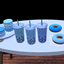 Blue Aesthetic set logo