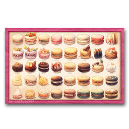 Macaron Menu Board #2