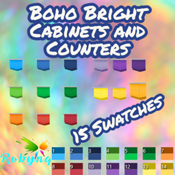 Boho Bright Cabinets and Counters logo