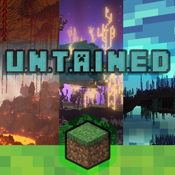 U.N.T.A.I.N.E.D (Untained SMP) logo