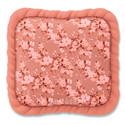 Elegant Flower Square Dance Rug #1 Samtuse963