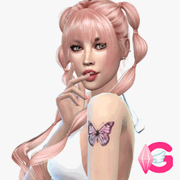 Aesthetic butterfly tattoo set [HQ compatible] logo