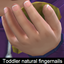 Toddler Natural Fingernails logo