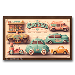 Toy Shop Menu Board #2 Samtuse963 logo