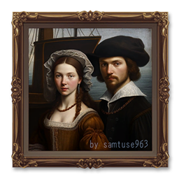 Classic Couple Portraits #2 Samtuse963 logo