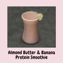 Almond Butter & Banana Protein Smoothie