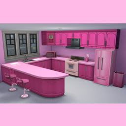SS Pink Doll House Kitchen Set logo