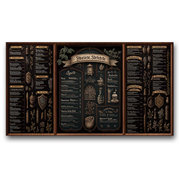 Medieval Store Menu #1 Samtuse963