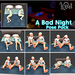 A Bad Night - Pose pack