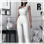 Princess of XI - Draped Shoulder Jumpsuit logo