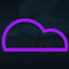 Crystalized Skies: Purple logo