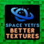 SpaceYeti's Better Textures logo