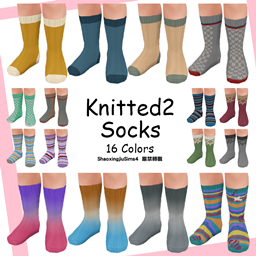 Knitted2 Socks Set - The Sims 4 Create a Sim - CurseForge