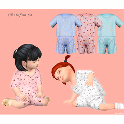 [simna] Siha Infant Outfit Set