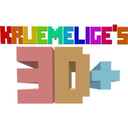 kruemelige's 3D + Weapons and Tools logo