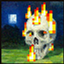 Spinning Skull logo