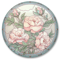 Watercolor Round Dance Rug #9 Samtuse963 logo