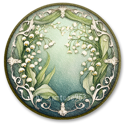 Watercolor Round Dance Rug #10 Samtuse963 logo