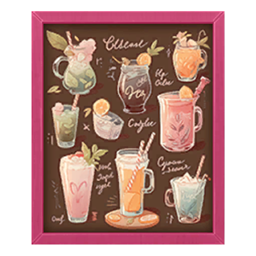 Drink Menu Frame #1 Samtuse963