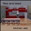 Red and Black kitchen set logo