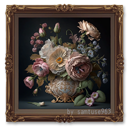 Classic Still Life Painting #2 Samtuse963