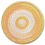 Rustic Pastel Woven Round Dance Rug #15 Samtuse963 logo