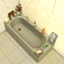 The bathtub logo