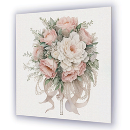 Wedding Bouquet Canvas Print #1-Samtuse963 logo