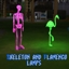 Skeleton and Flamenco lamps logo
