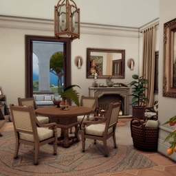 Mediterranean dining room
