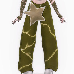★ Y2K STAR PANTS ! logo