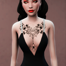 Heart web tattoo logo