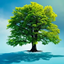 Dynamic in nature logo