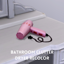 Bathroom Clutter Dryer Recolors