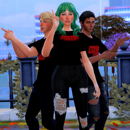(CS) TS4 Stranger Things Graphic T-Shirts ♥️ project image