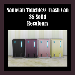 NanoCan Touchless Trash Can Solid Recolours logo