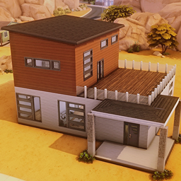 Tiny Modern 2 Bed House large patio  | Queen's Night Life Series
