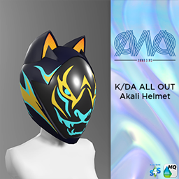 K/DA - ALL OUT Akali Helmet logo