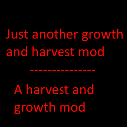 Just another growth and harvest mod logo