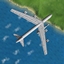 Realistic X15 space plane logo