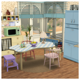 [KKB]Fluffy Dining room set
