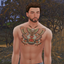 Masculine Chest new trad tattoo logo