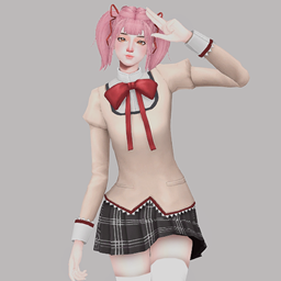 Madoka School Uniform 🪷 logo