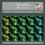 butterfly flowers in green logo