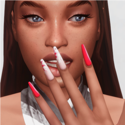 Nails Set Flowers 3
