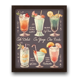 Drink Menu Frame #3 Samtuse963 project image