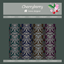 vintage pattern on dark background logo