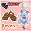 Infants Plain Z style Flat Sandals logo
