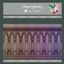 wooden panels with columns and arches logo