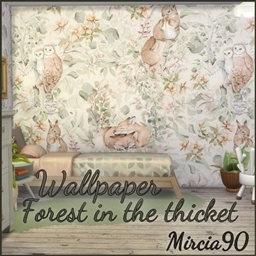 Wallpaper Forest in the thicket
